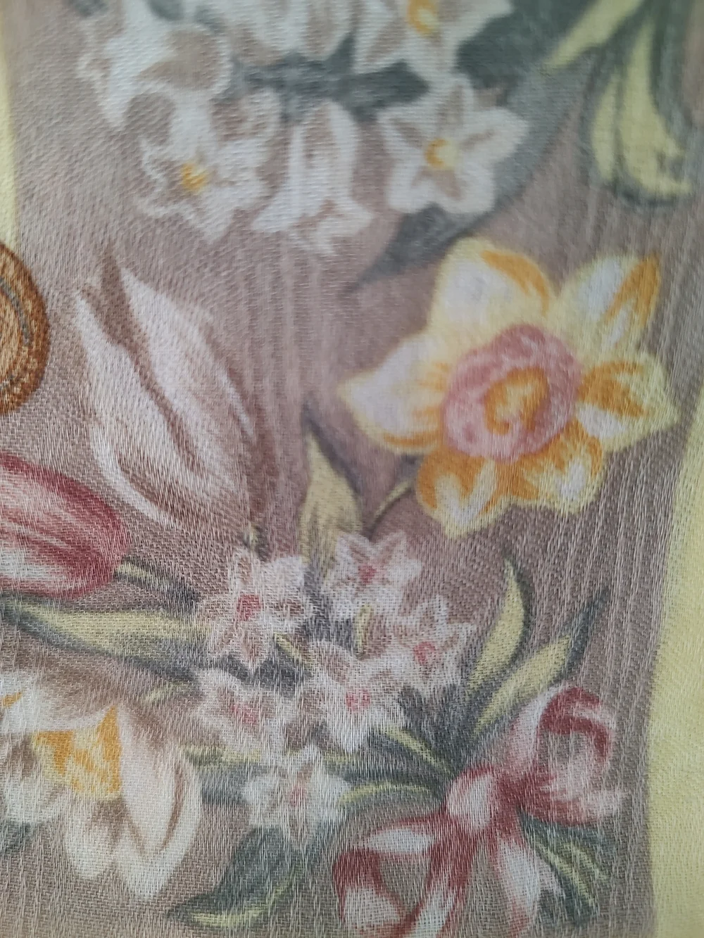Fendi floral small scarf neckerchief like new